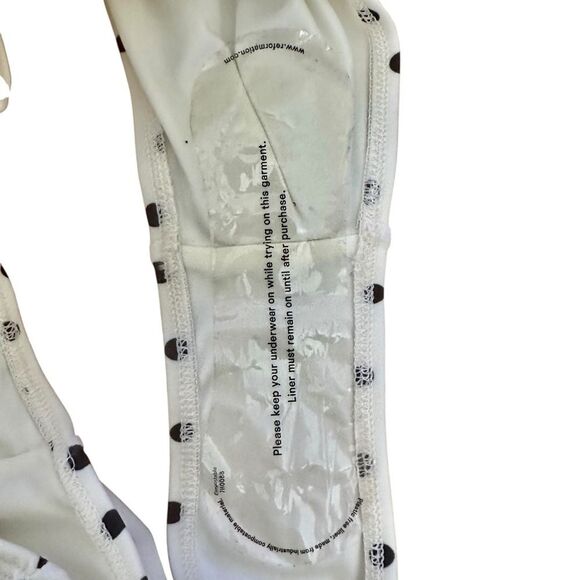 Reformation Holly One-Piece Swimsuit Polka Dot New Size M - Picture 8 of 9